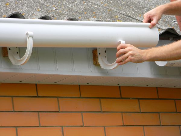 Half Round Gutter Installation in Conroe