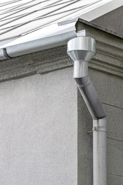 Galvanized Gutter Installation in Conroe