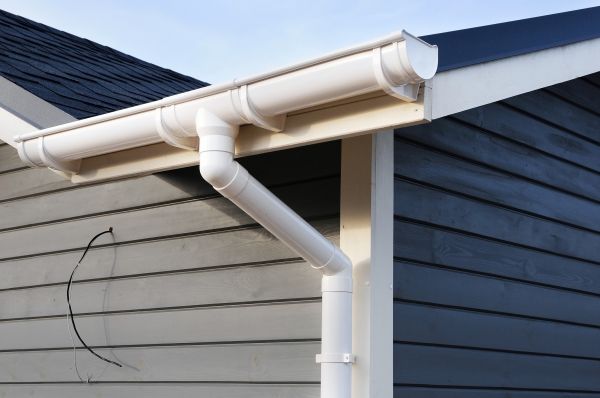 PVC Rain Gutter Installation in Conroe