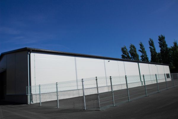 Warehouse Gutter Installation in Conroe