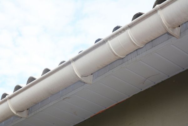 Plastic Gutter Installation in Conroe