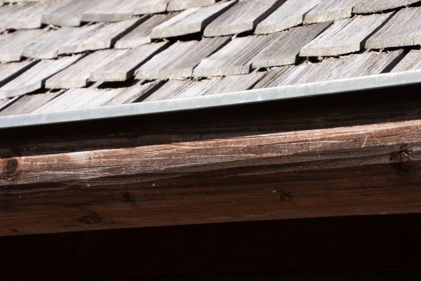 Wood Rain Gutter Installation in Conroe
