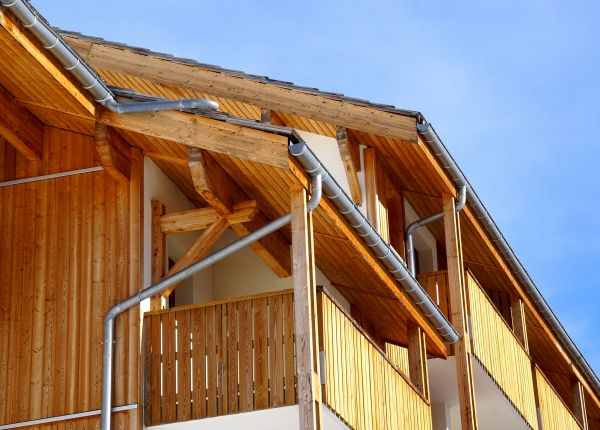 Balcony Gutter Installation in Conroe