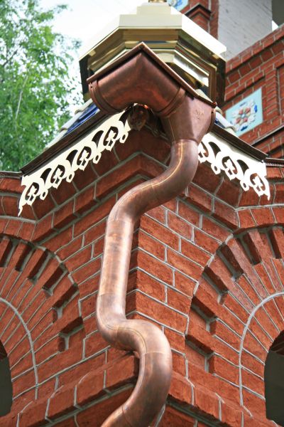 Church Downspout Installation in Conroe